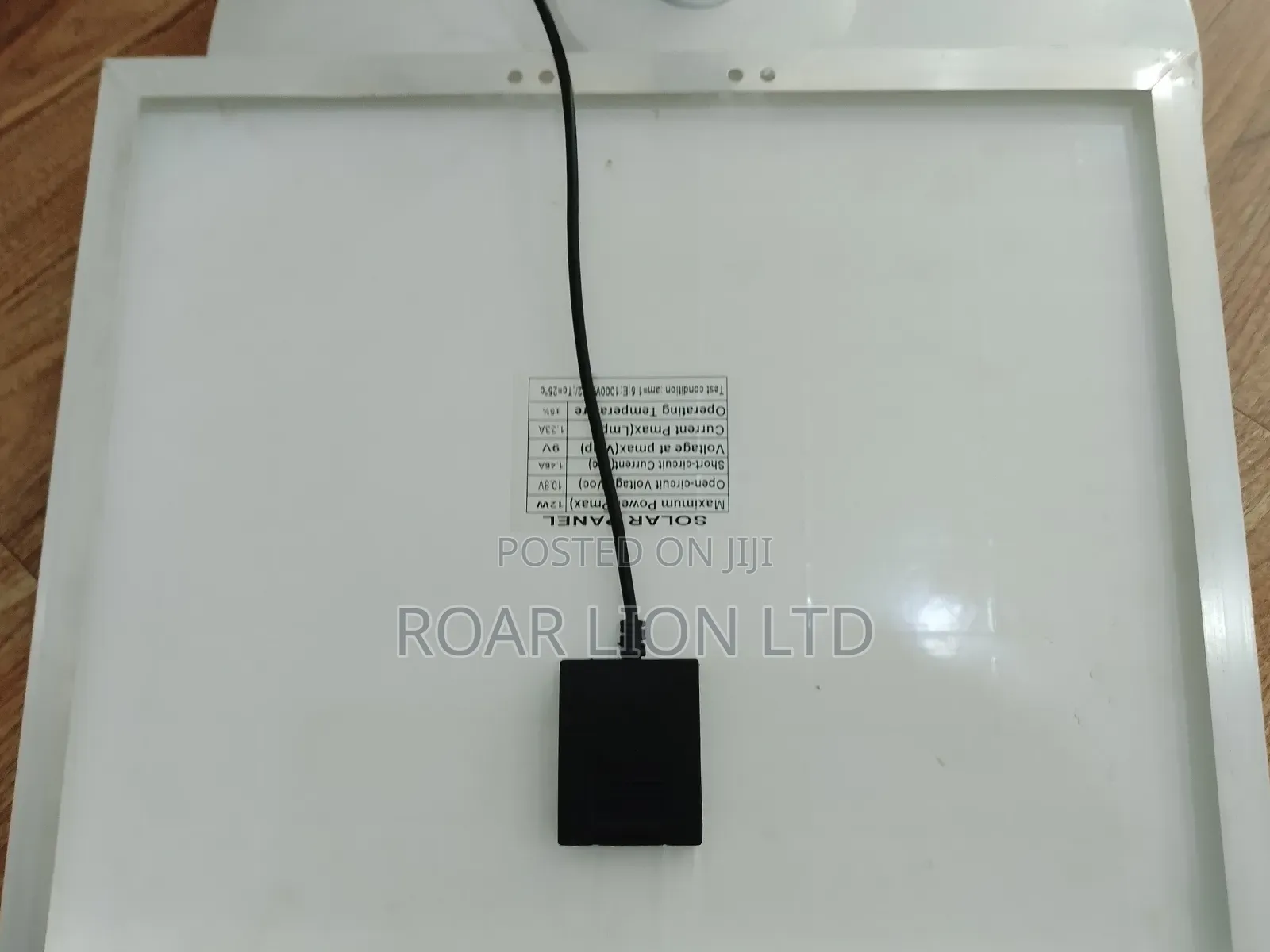 Solar Rechargeable Fan With Panel 16inches