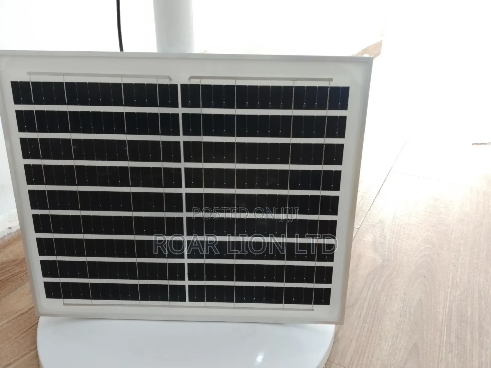 Solar Rechargeable Fan With Panel 16inches