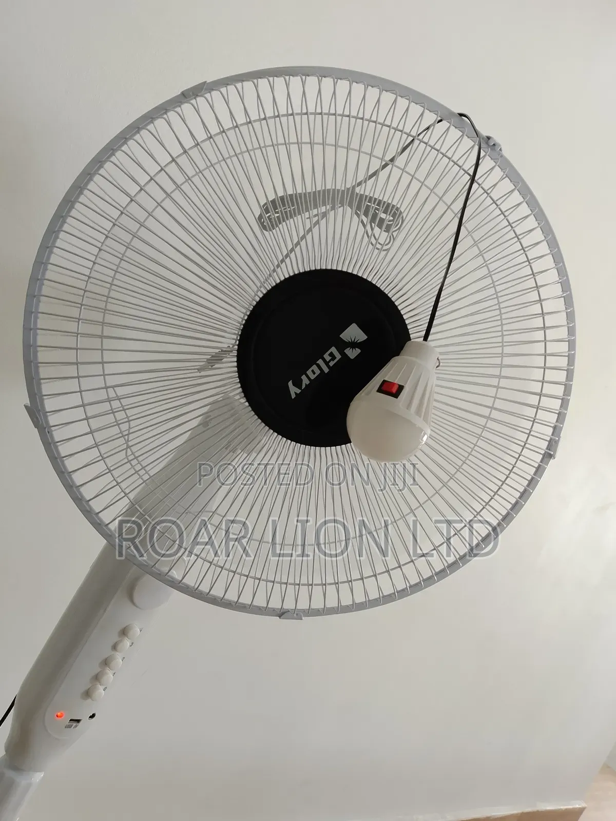 16inch Solar Rechargeable Fan With Panel