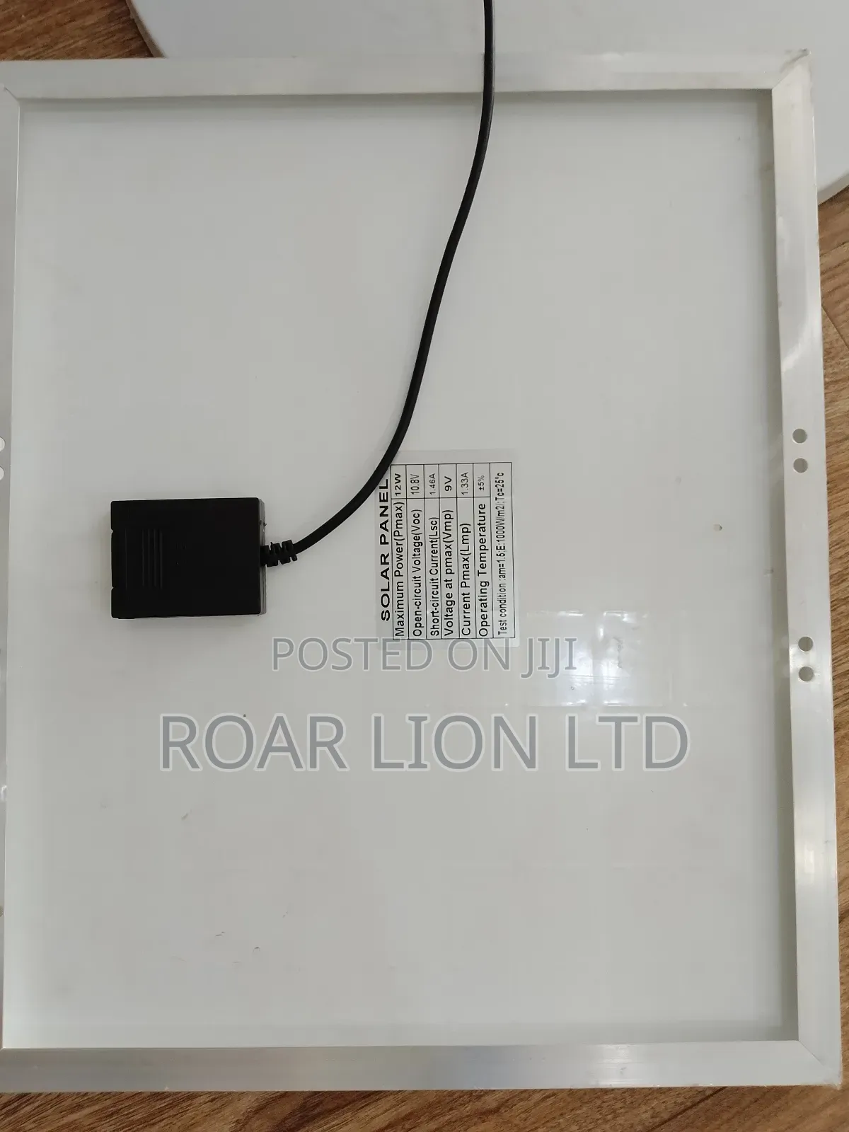 Solar Rechargeable Fan With Panel 16inches