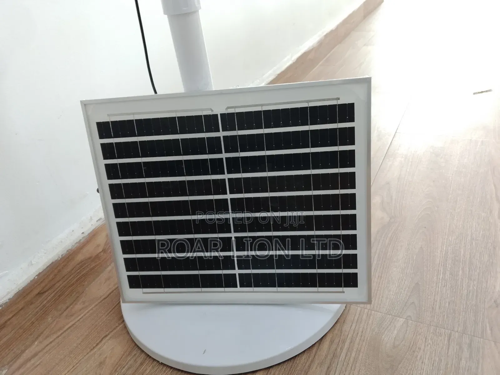 Solar Rechargeable Fan With Panel 16inches