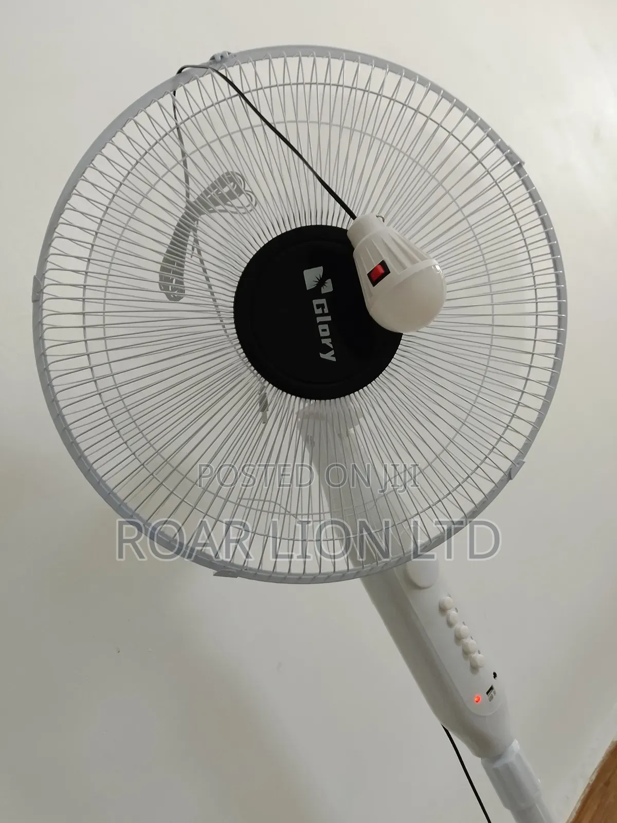 Solar Rechargeable Fan With Panel 16inches