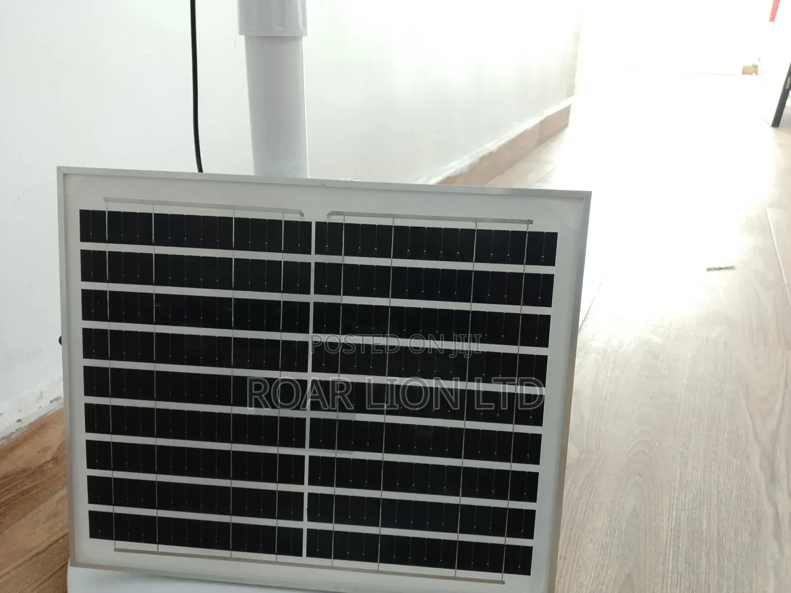 Solar Rechargeable Fan With Panel 16inches