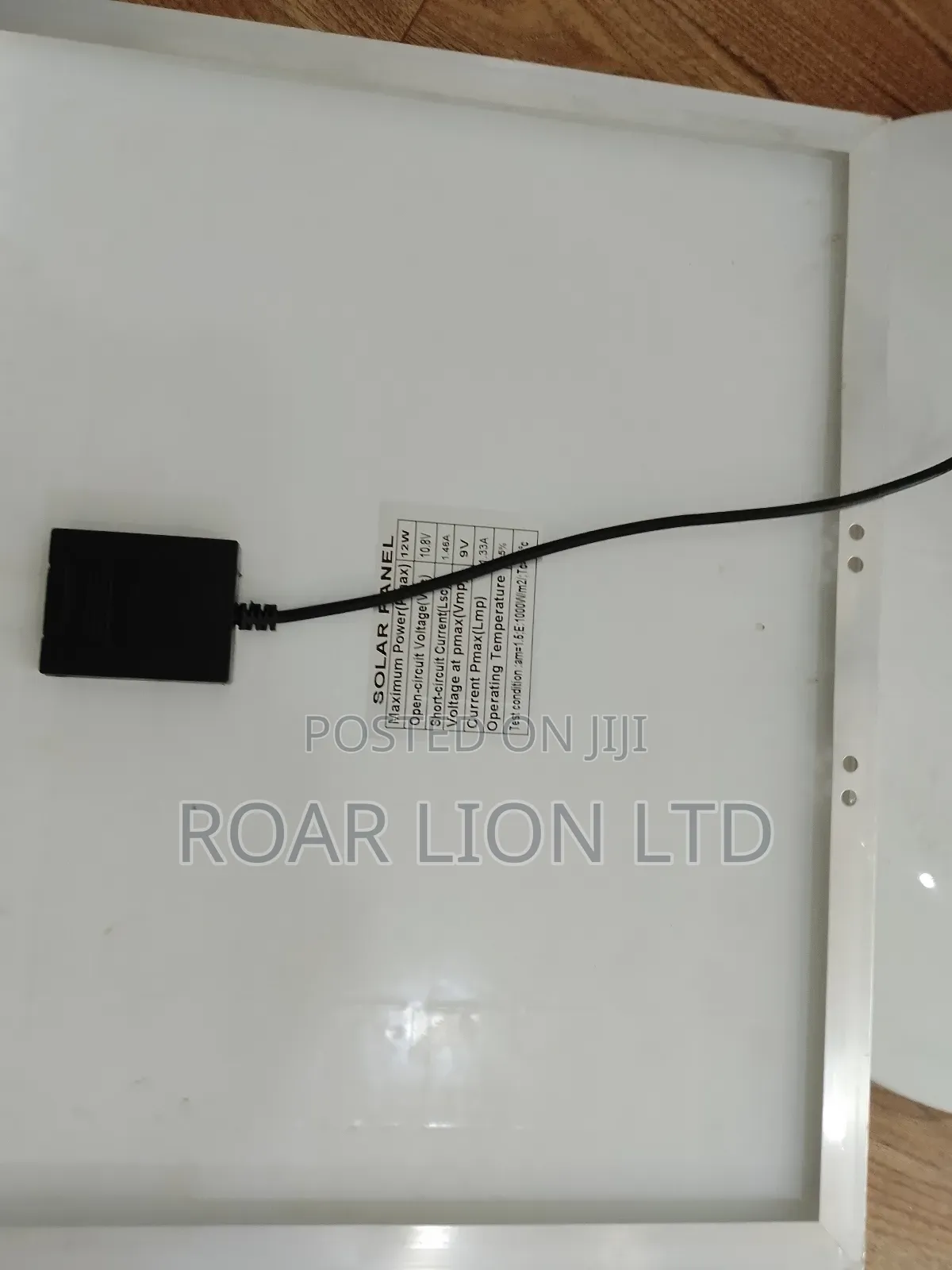 Solar Rechargeable Fan With Panel 16inches