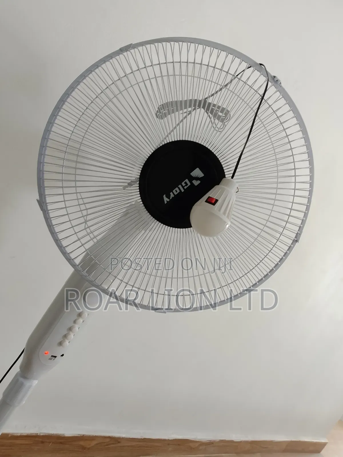 Solar Rechargeable Fan With Panel 16inches