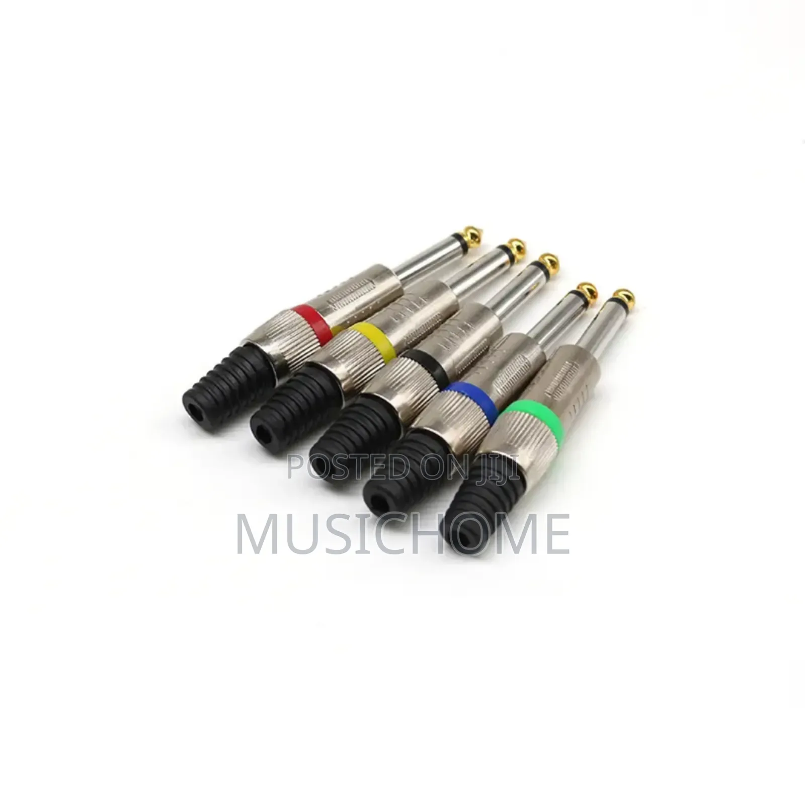 5pcs of 6.3 Mono Ts Audio Plug for Sound System