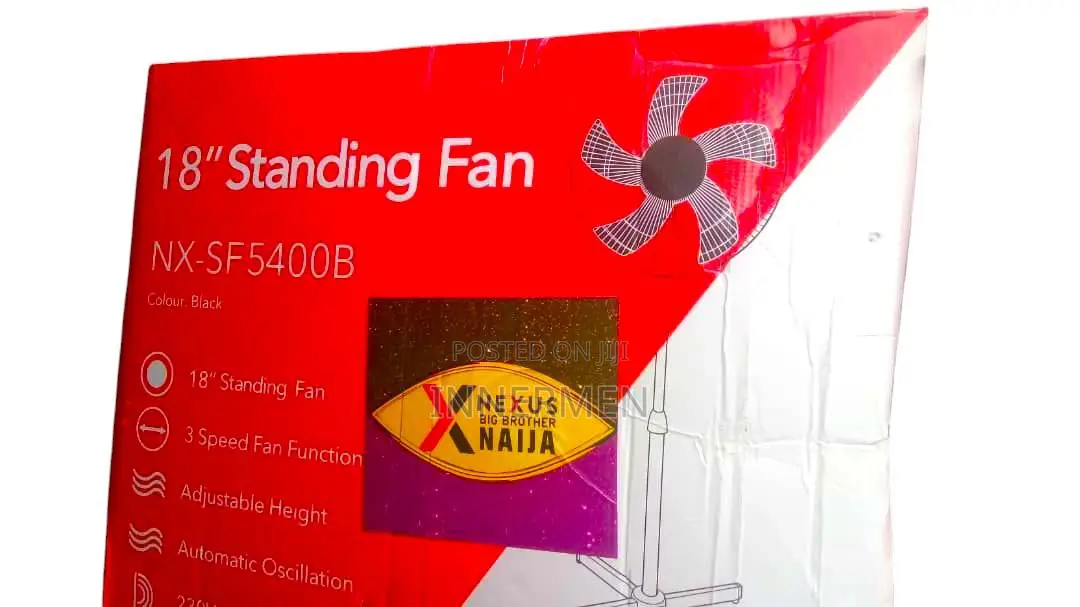 Nexus 18 Inch Standing Fan (Nx-Sf5400b)
