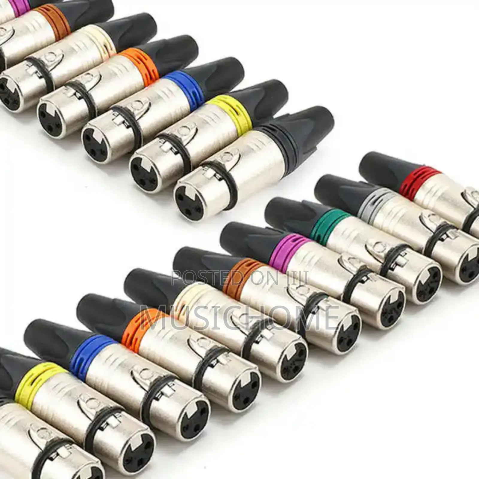 20pcs Low Noise 3 Pin XLR Microphone Plug