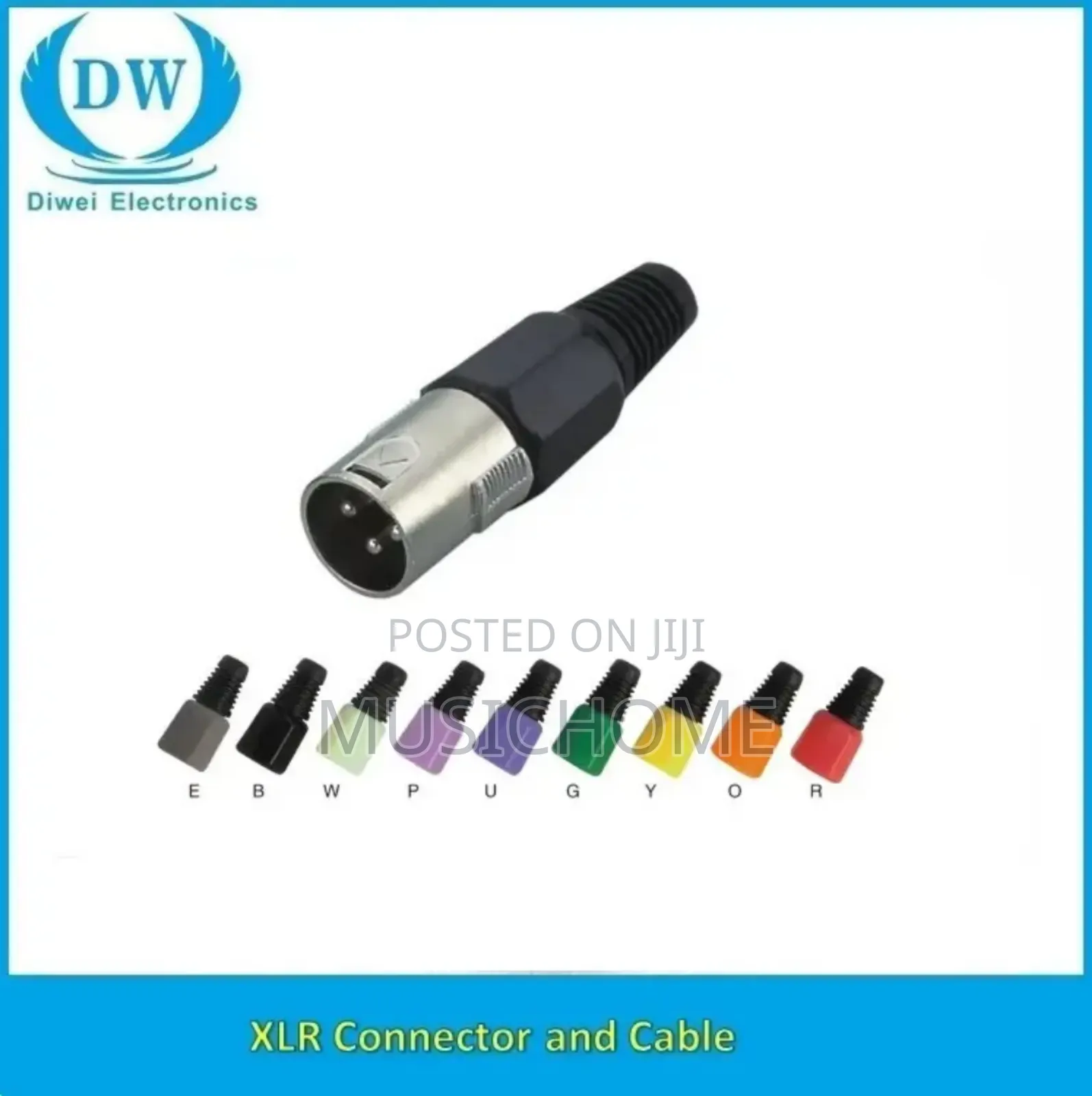 20pcs Low Noise 3 Pin XLR Microphone Plug