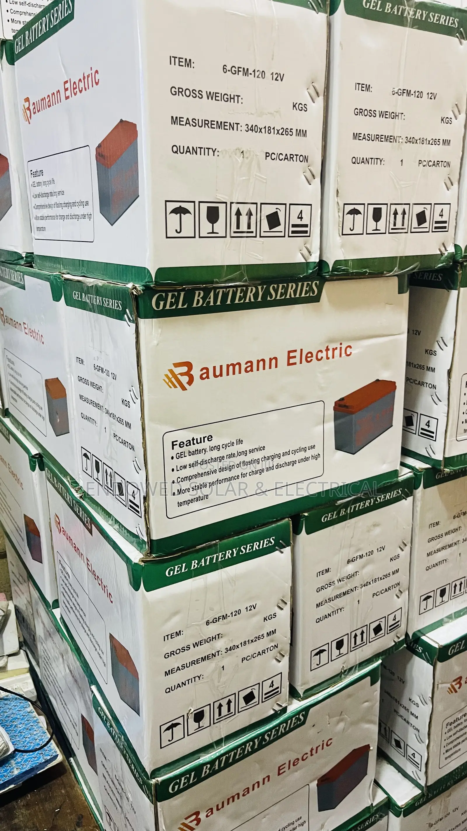 120ah 12v Baumann Deep Cycle Batteries Available in Stock