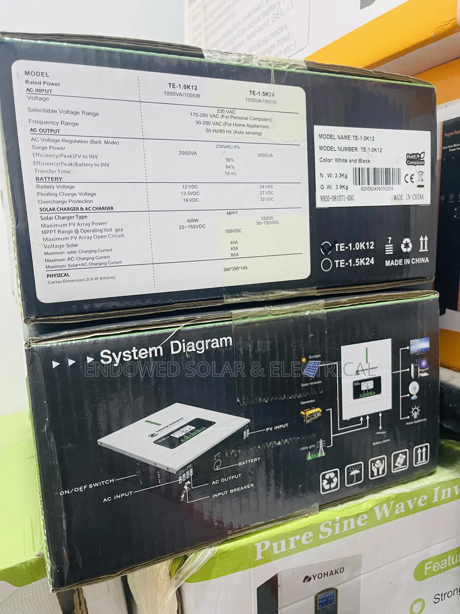 1kva 12v Tasha Hybrid Inverters