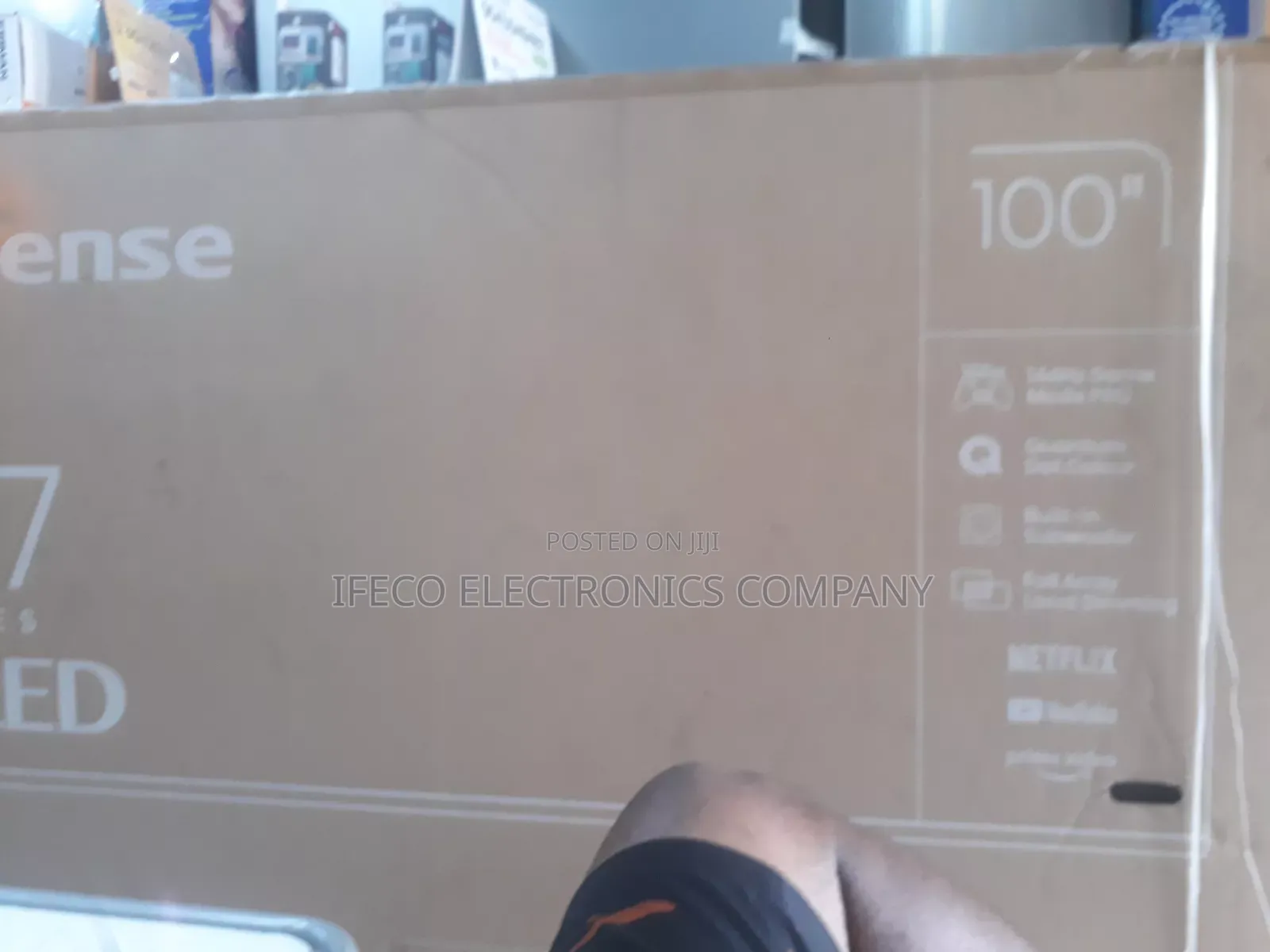 100 Inches Hisense Televisions Original