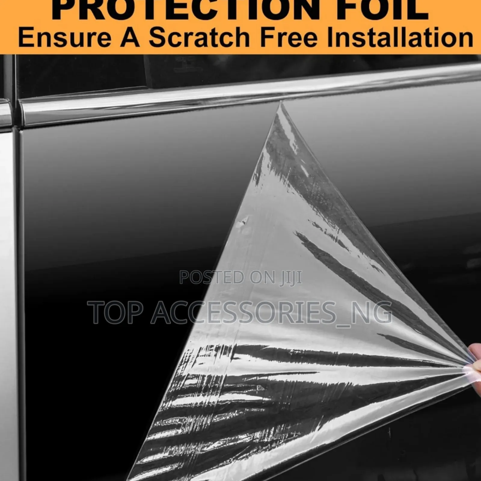 High Quality Full Gloss Black Vinyl Car Wrap