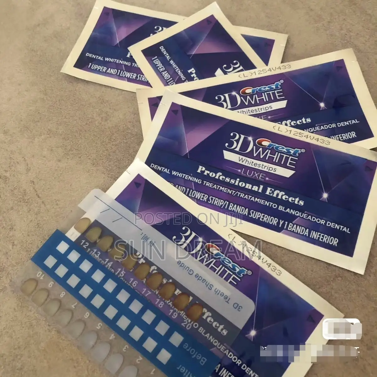 Available! Crest 3d White Teeth Whitening Strips Gift