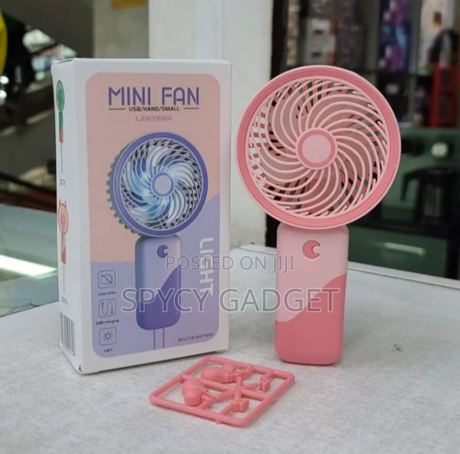 Stylish Hand Fan for Long Backup Rechargeable