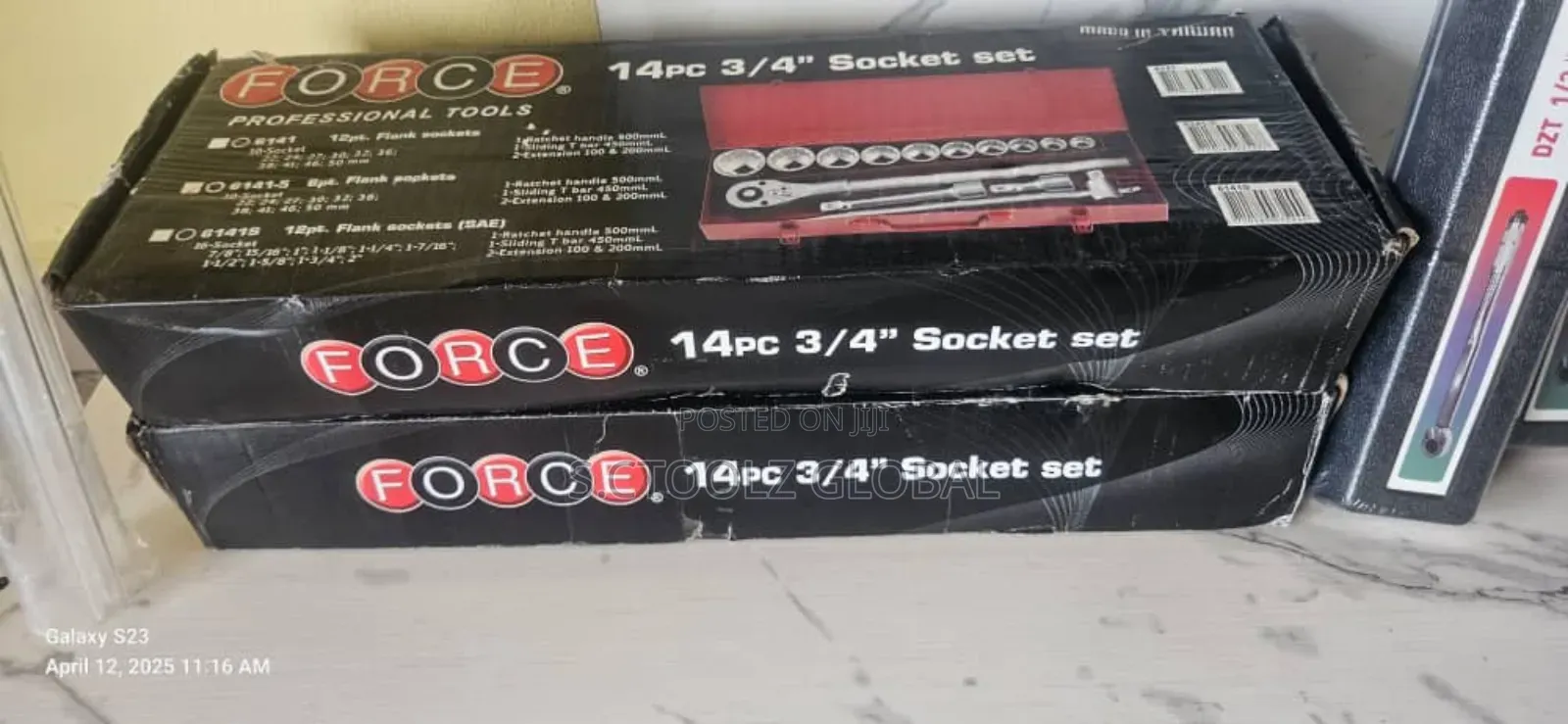 Force 3/4 Socket Set
