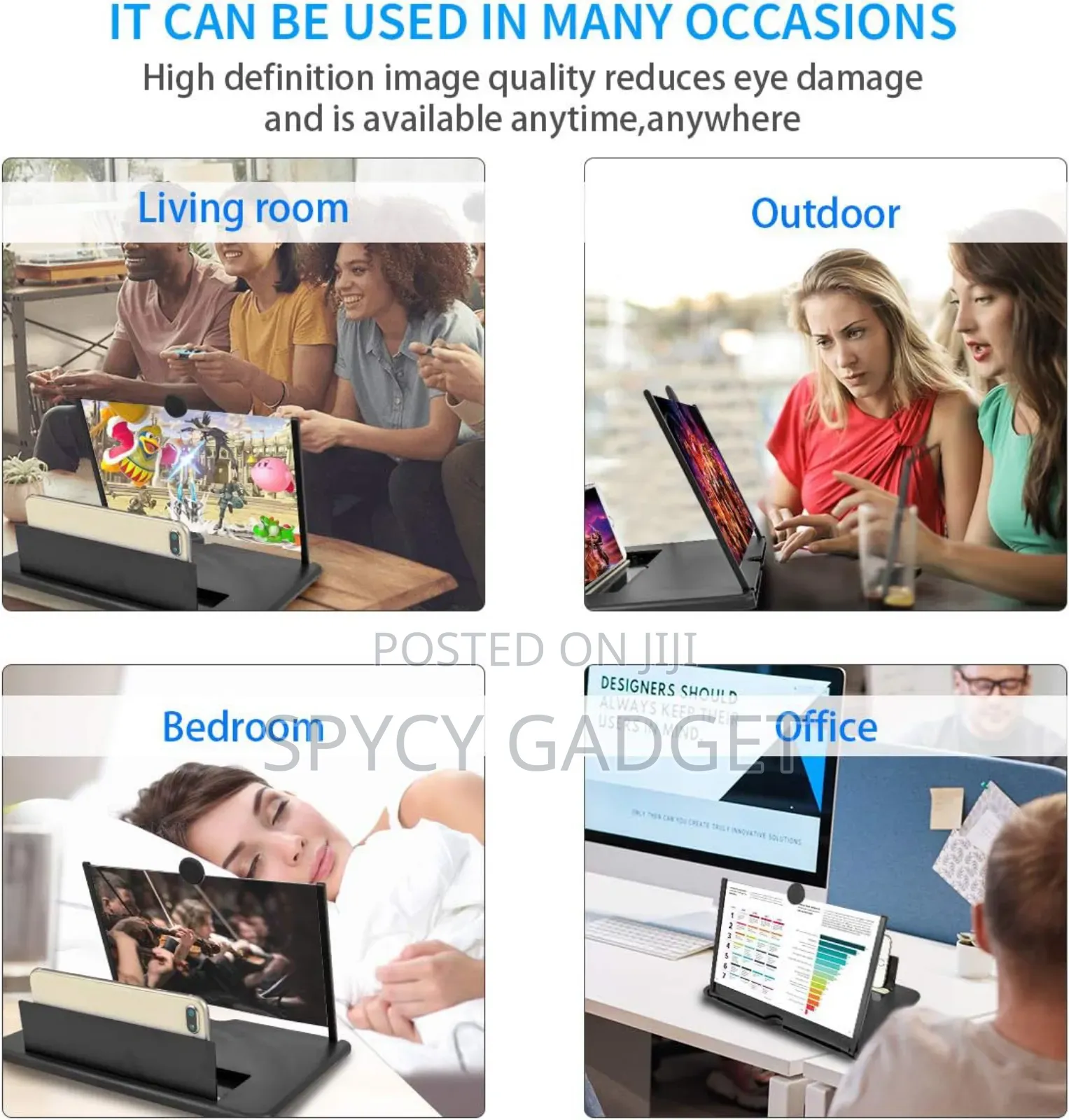 12 Inch Mobile Phone Screen Magnifier