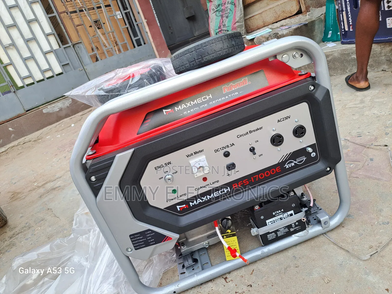 Come Let's Power Your Home With Maxmech (15kva) Petrol Gen