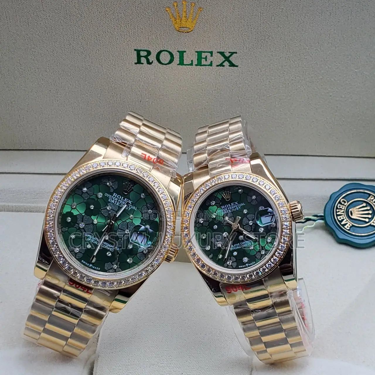 Rolex Quality Luxury Couples Set Wristwatch