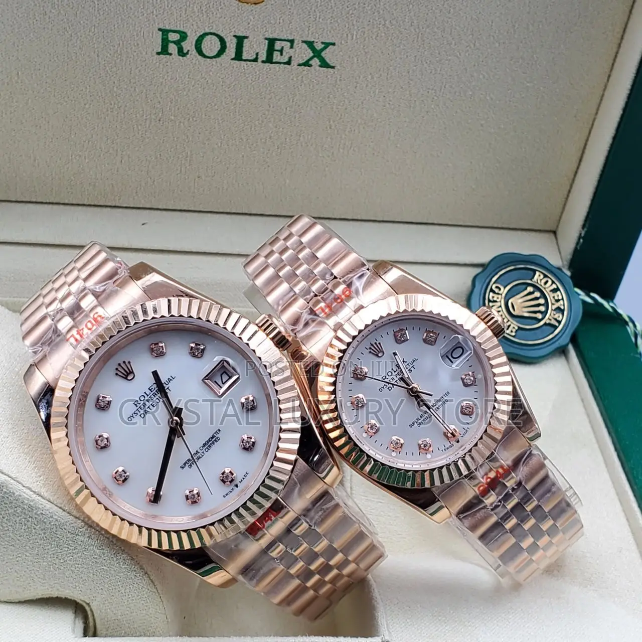 Rolex Quality Luxury Couples Set Wristwatch