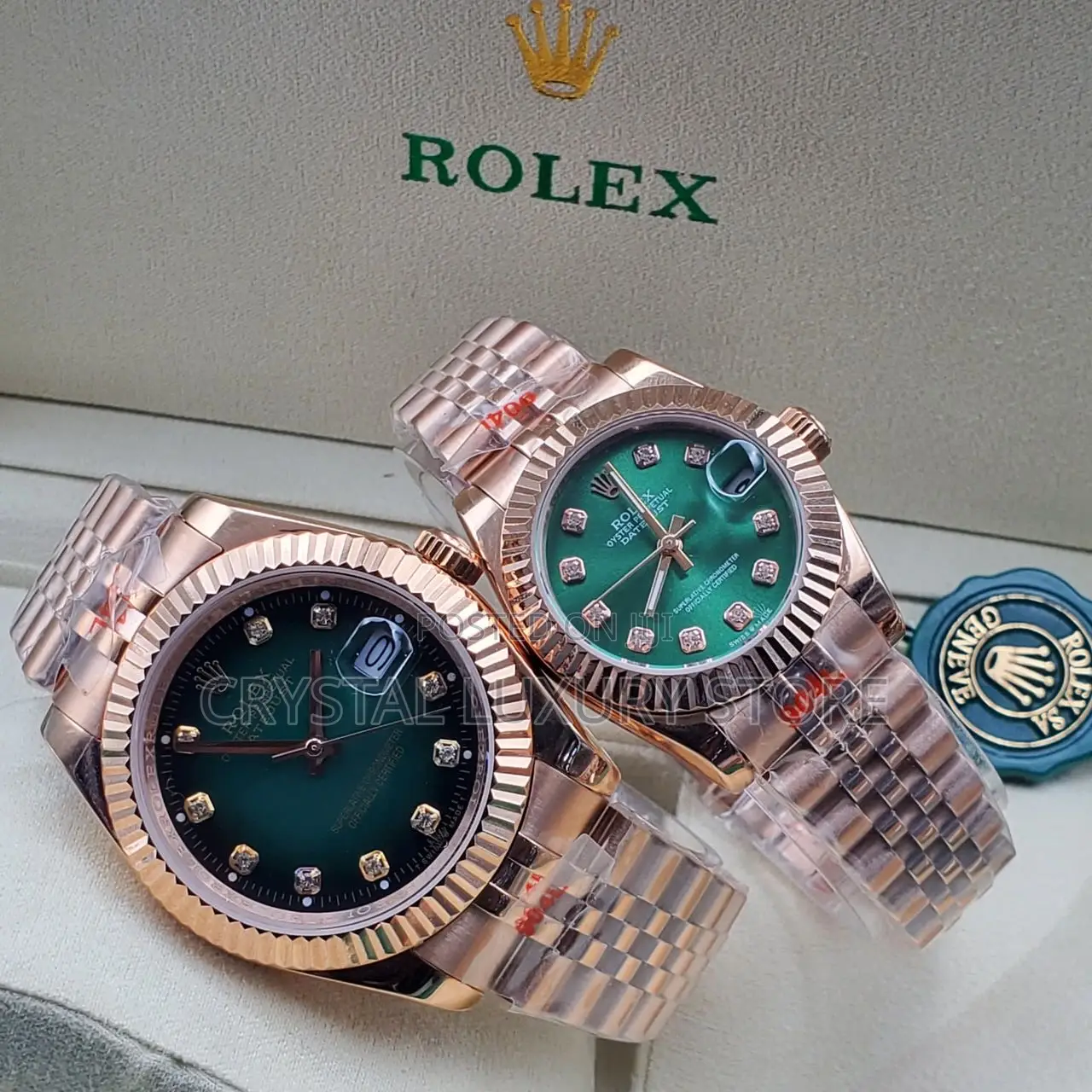Rolex Quality Luxury Couples Set Wristwatch