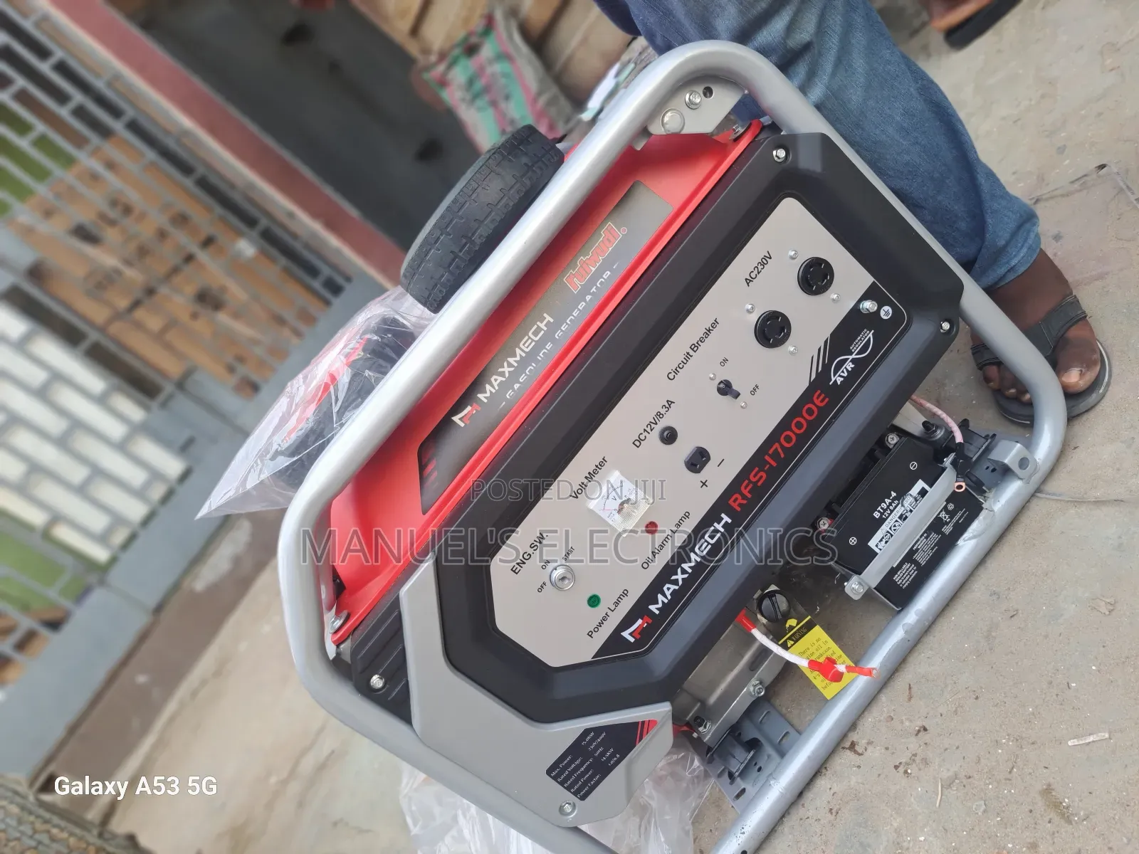 《》15kva Maxmech Petrol Generator 100%Copper Coil