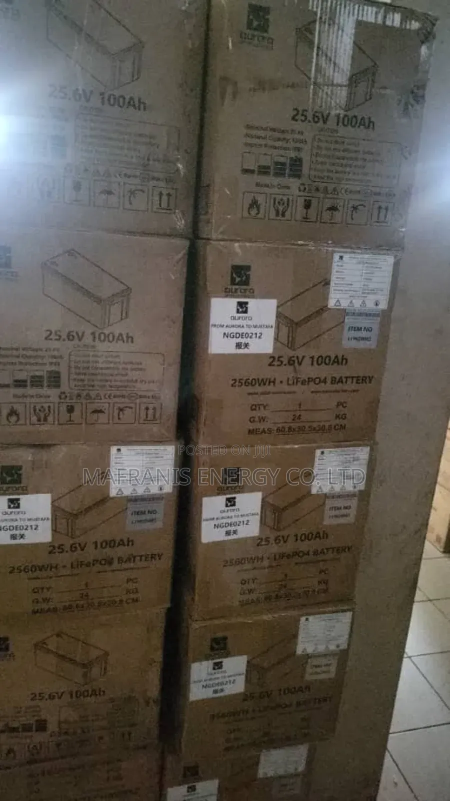 Aurora 2.560kwh 12v Lithium Ion Battery
