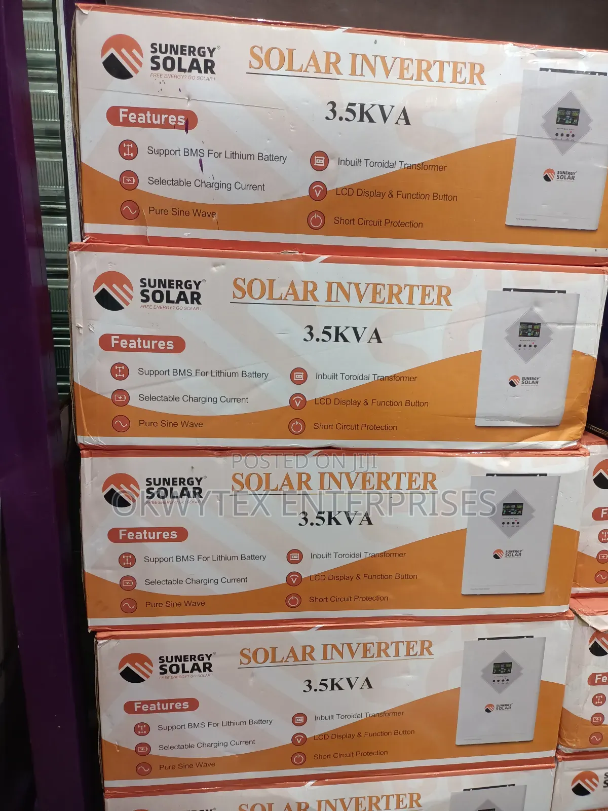 3.5kva 24volts Sunergy Solar Inverter Test and Trusted
