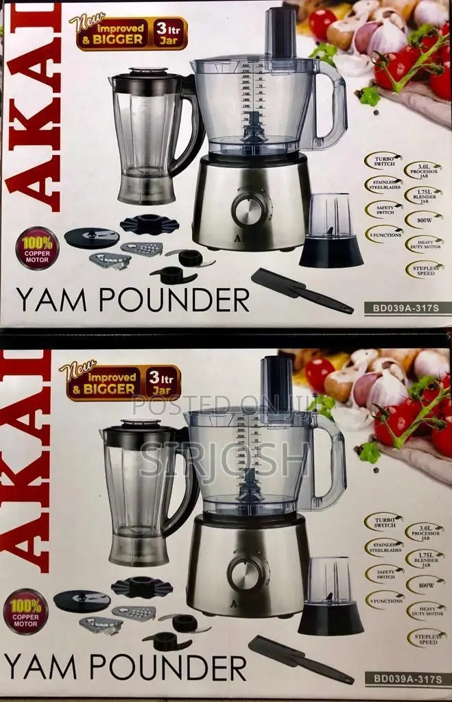 3 Liters Yam Pounder