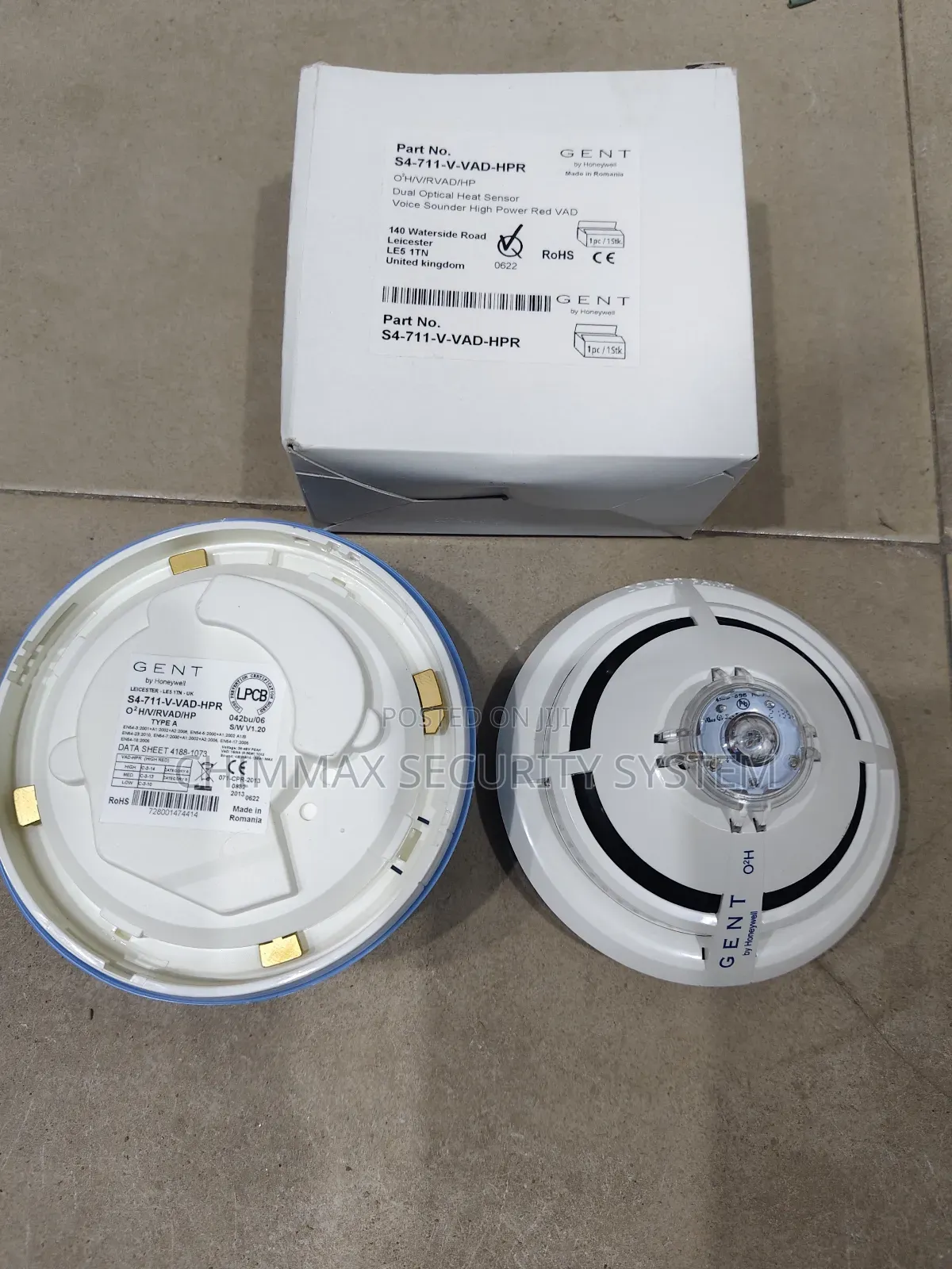 Dual Optical Heat Voice Sounder Strobe S4-711-v-Vad-HPR
