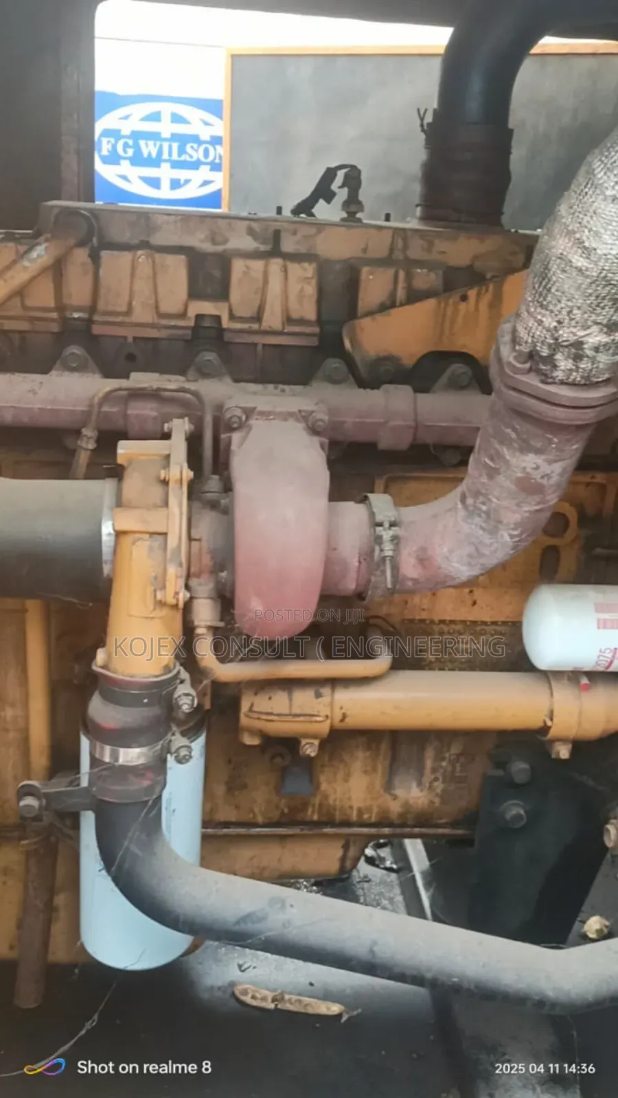 Neatly Used 250kva Mantrac Cat Soundproof Generator