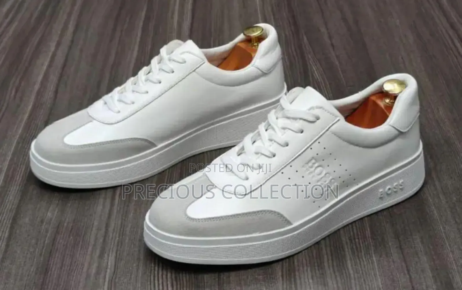 Unisex Boss White Sole Lace Up Shoe