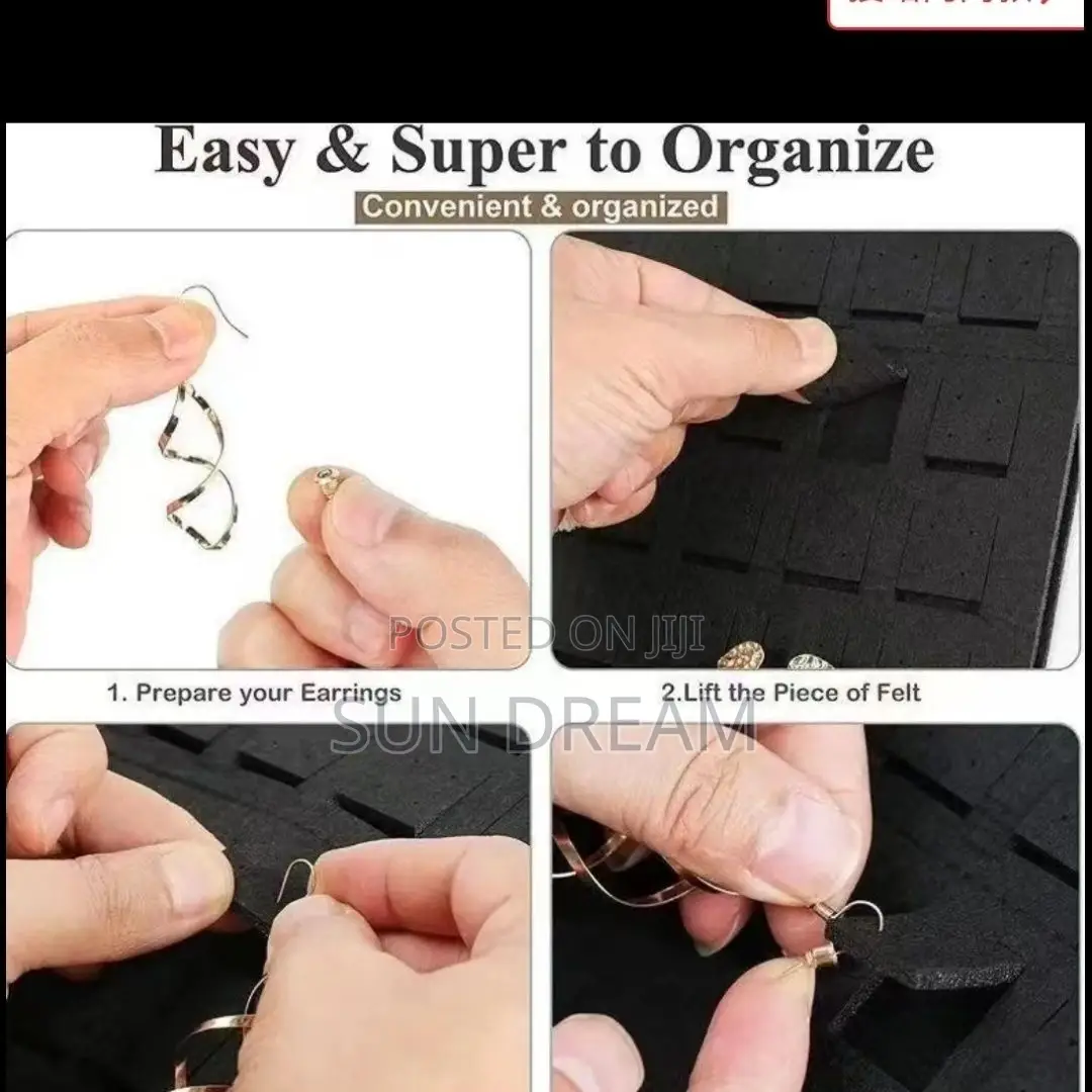 Earrings Storage Bag Jewelry Organizer