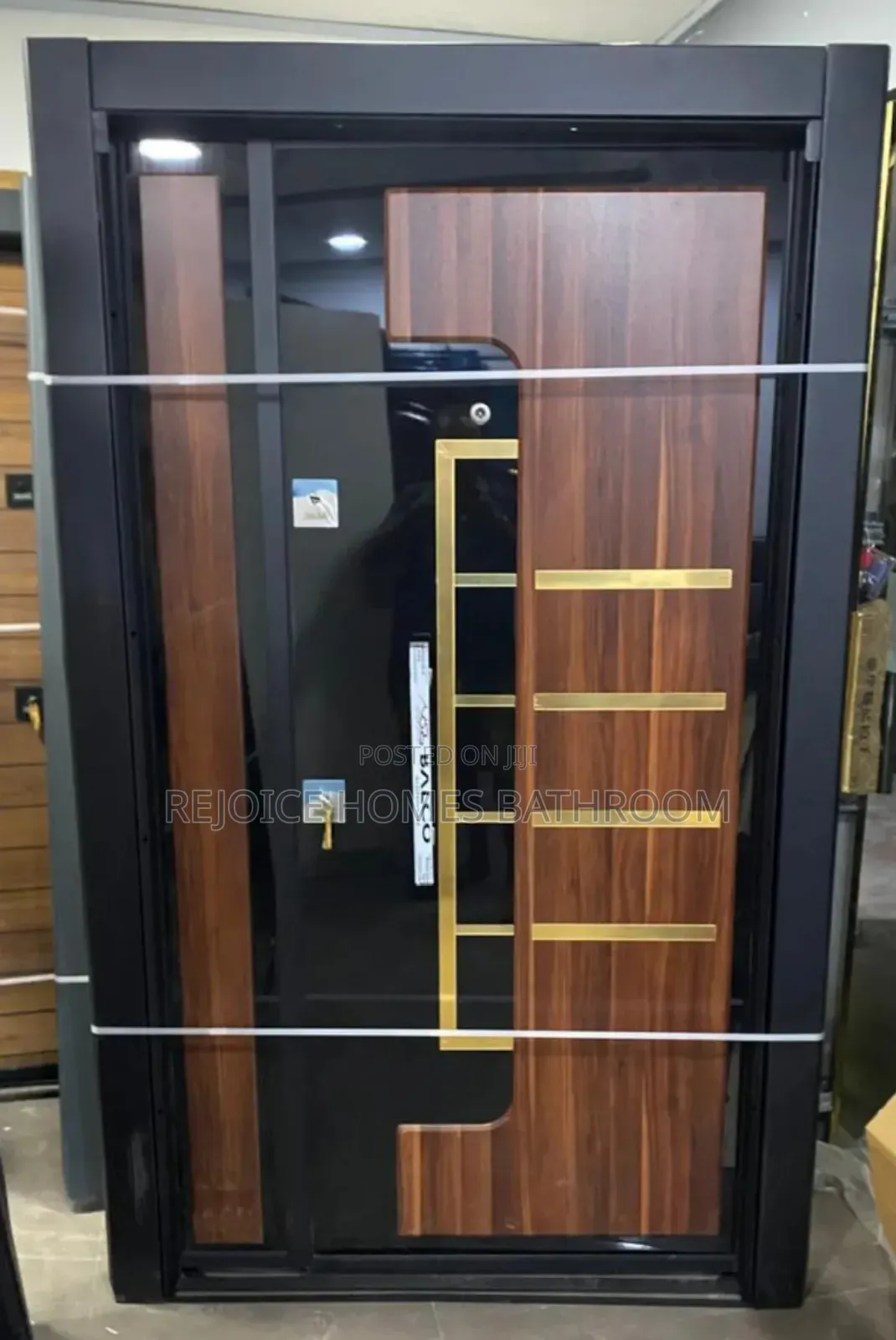 Brown and Black Luxury Security Turkey Doors