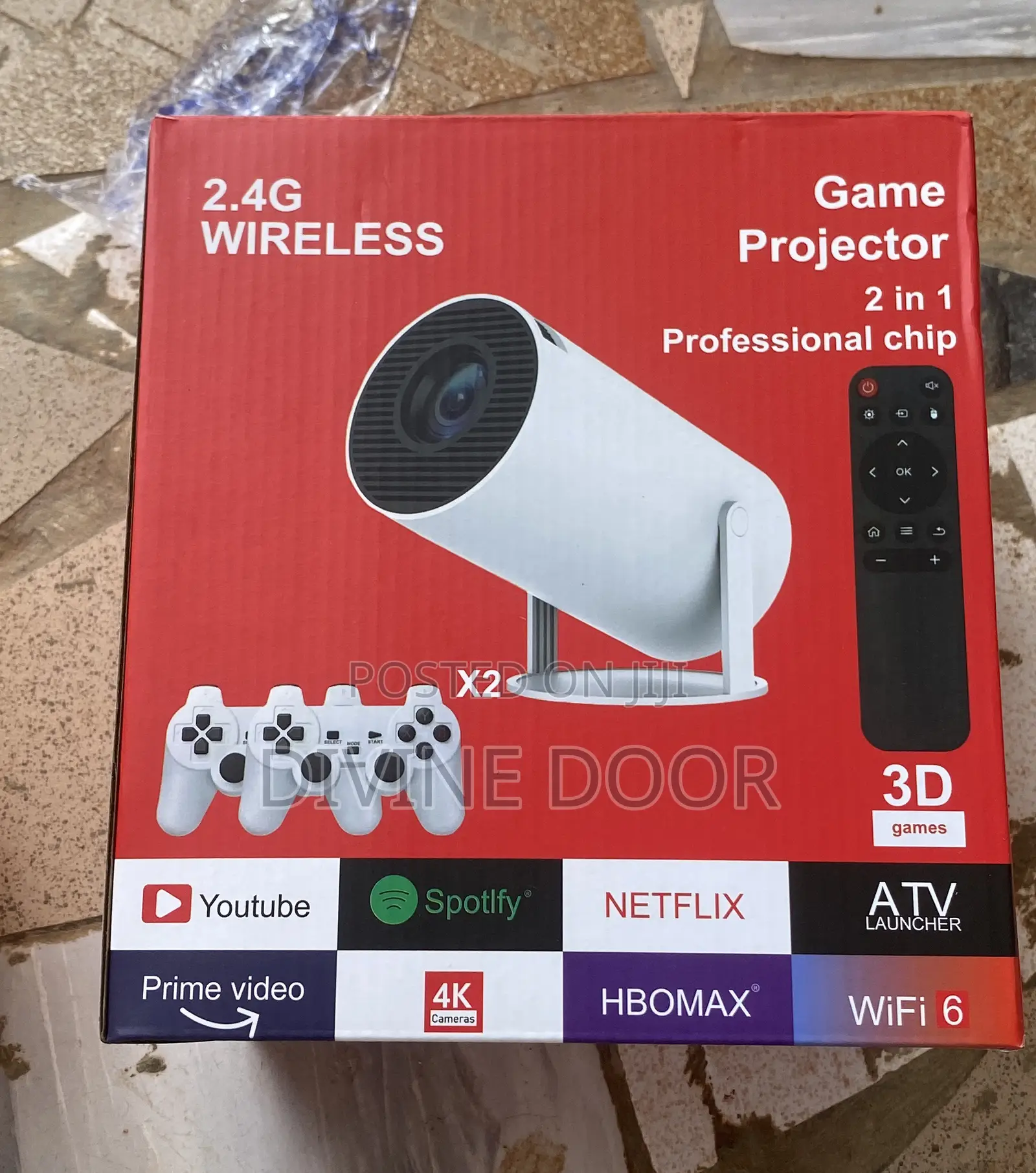 2.4g Wireless Game Projector