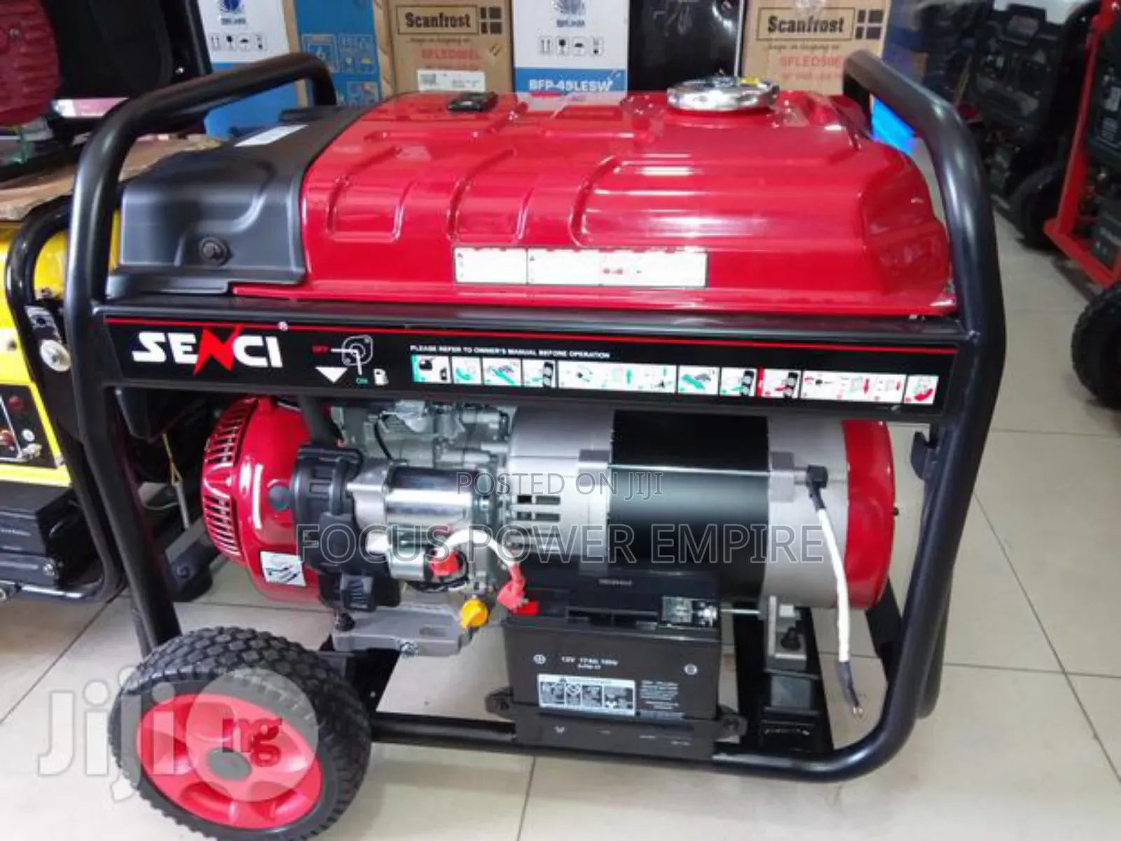 Original 11.Kva Senci Gensilent Noisy Keystart Copper Coil