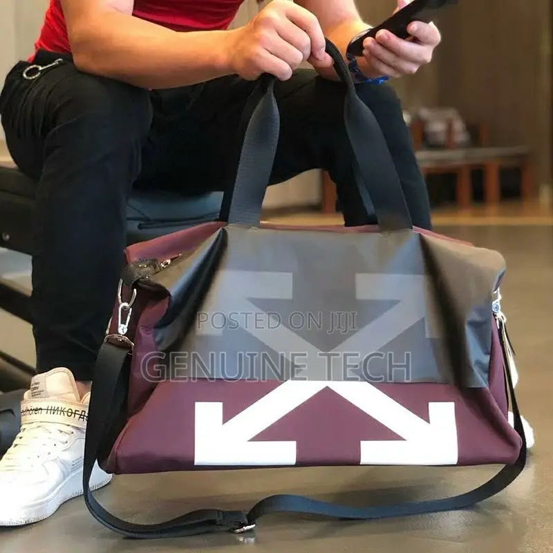 *Off-white Duffel Bag