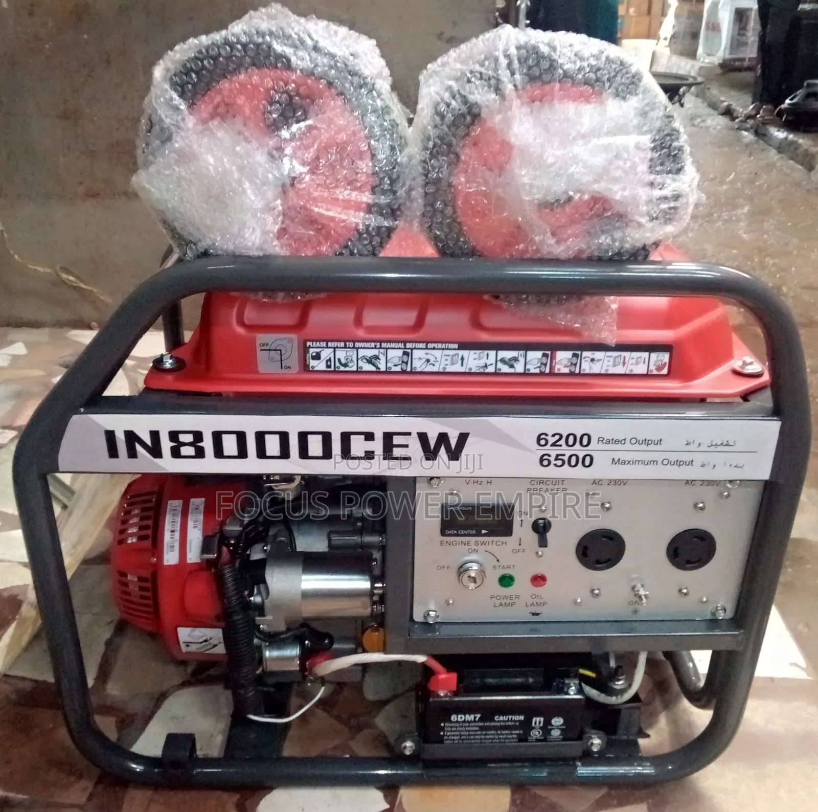 Original 6.5kva I Power Gen Silent Noisy %Pure Copper Coil