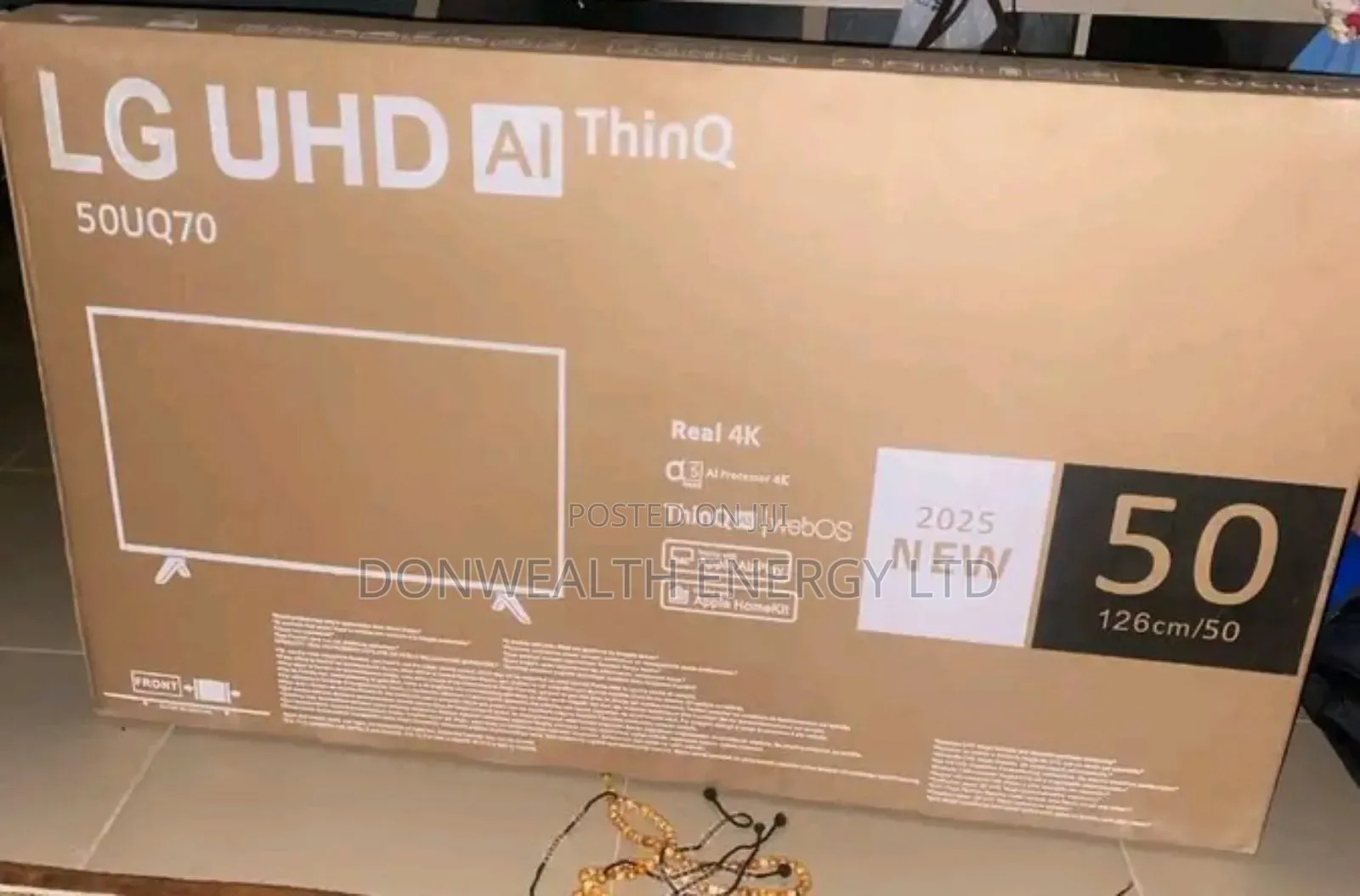 50 Inches Smart Lg Tv, 50uq70,Full Uhd Tv
