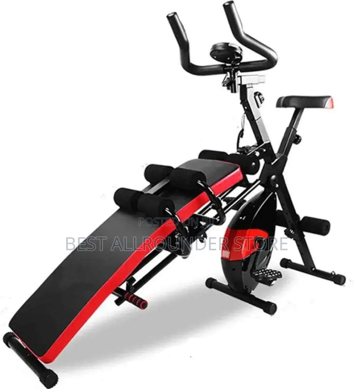 7 in 1 Adjustable Sit Up Bench With Exercise Bike
