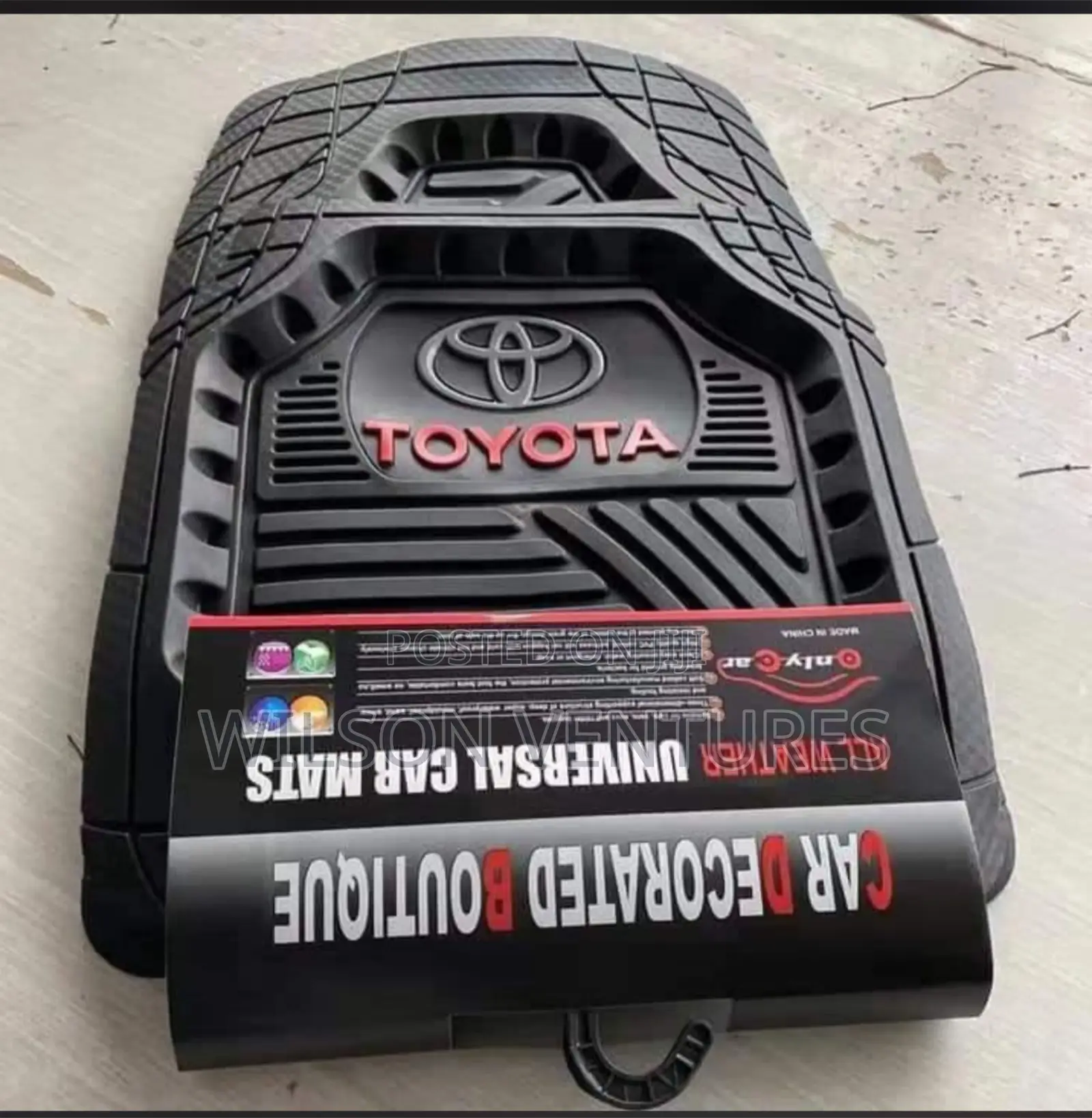Complete Set Foot Mat for All 5 Seater Toyota Car/Suv