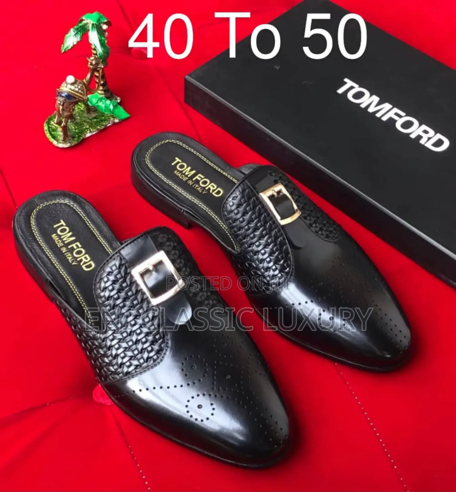 Original Luxury Leather Halfshoes Tom Ford Well Banded