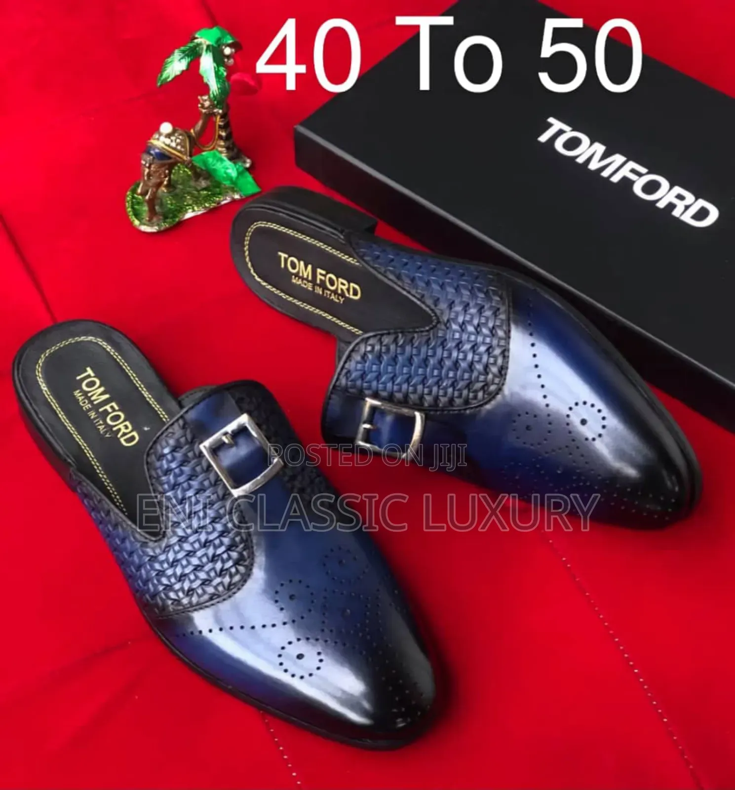 Original Luxury Leather Halfshoes Tom Ford Well Banded