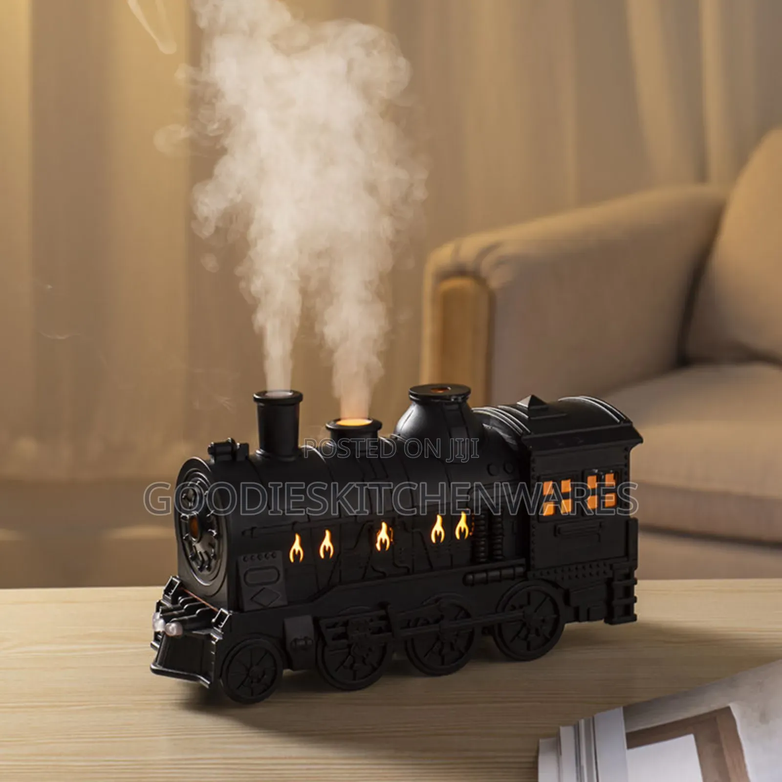 Train Shape Humidifier With Light