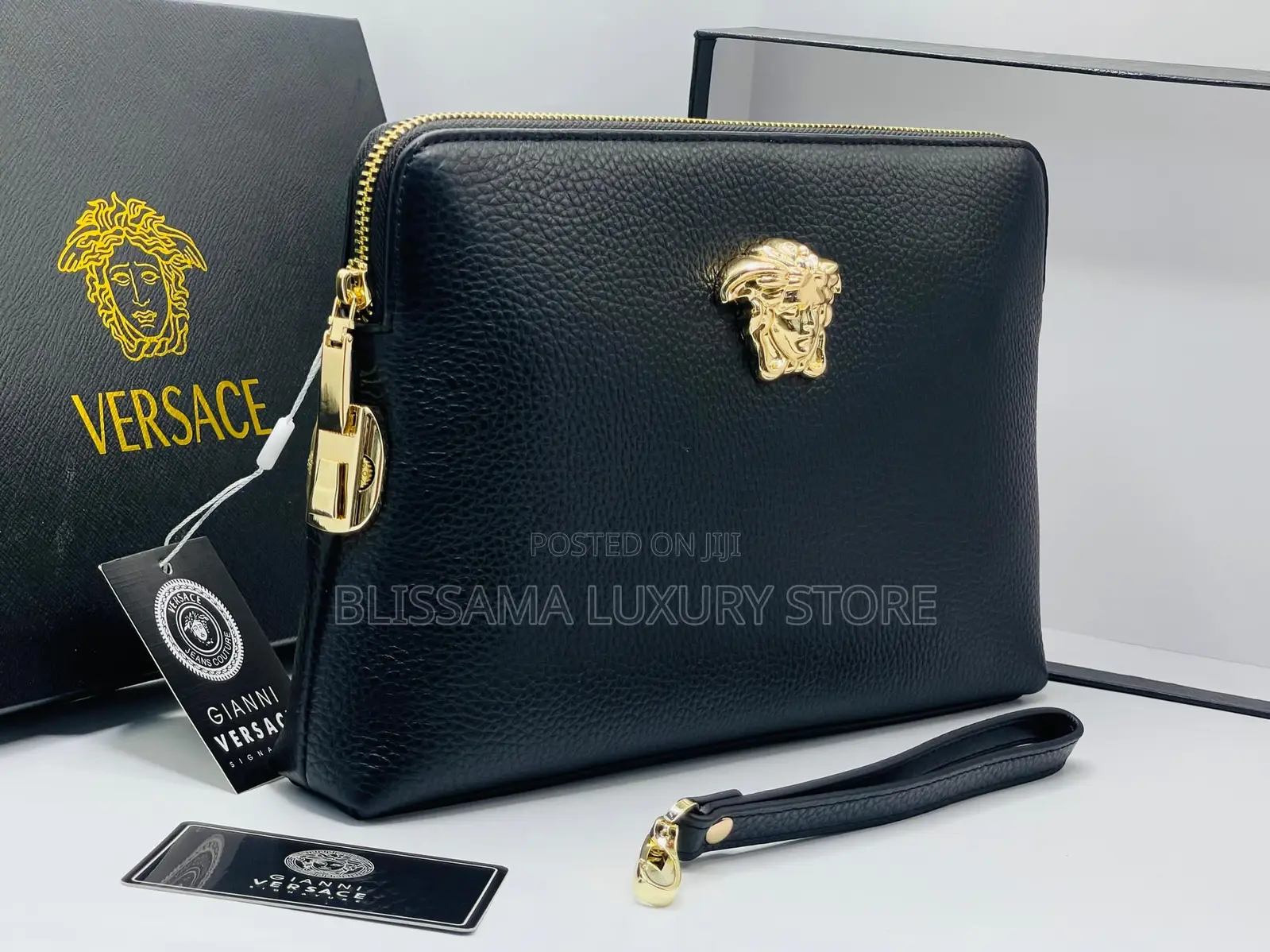 Gucci/Versace/Lv Original Leather Men Armpit Purse
