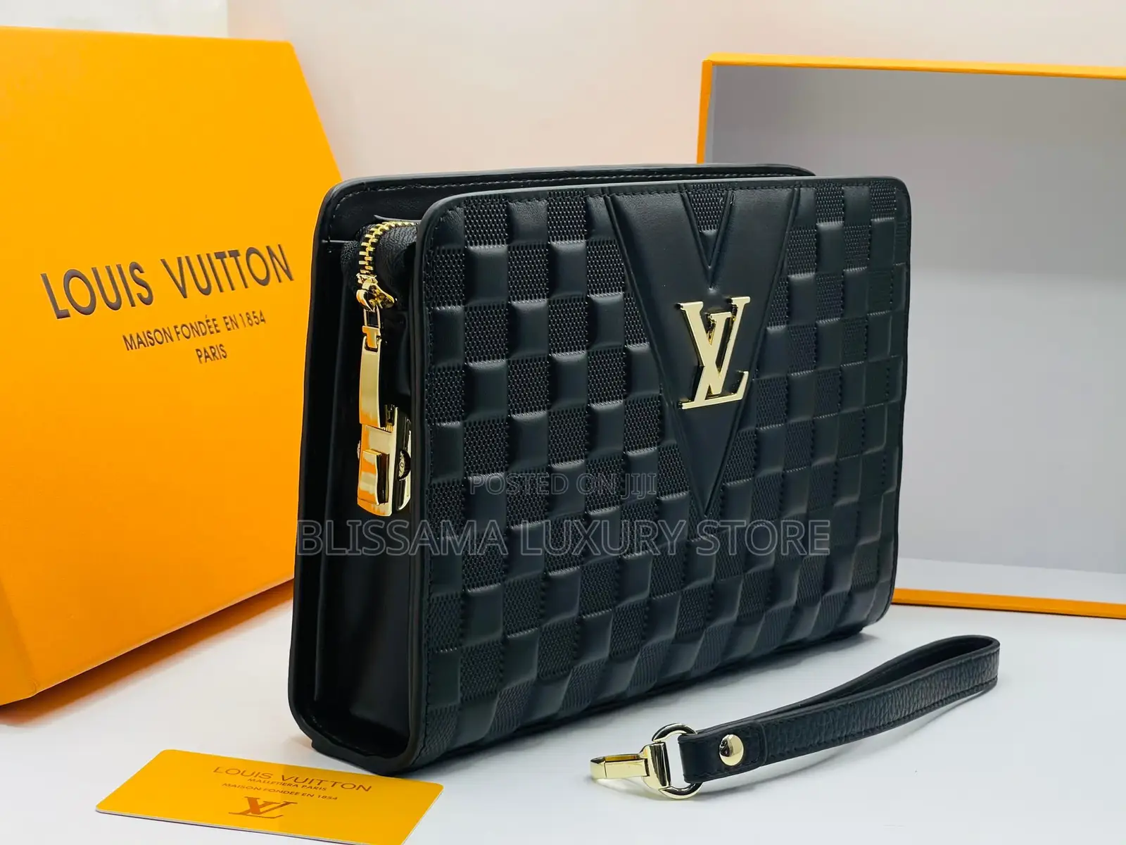 Gucci/Versace/Lv Original Leather Men Armpit Purse