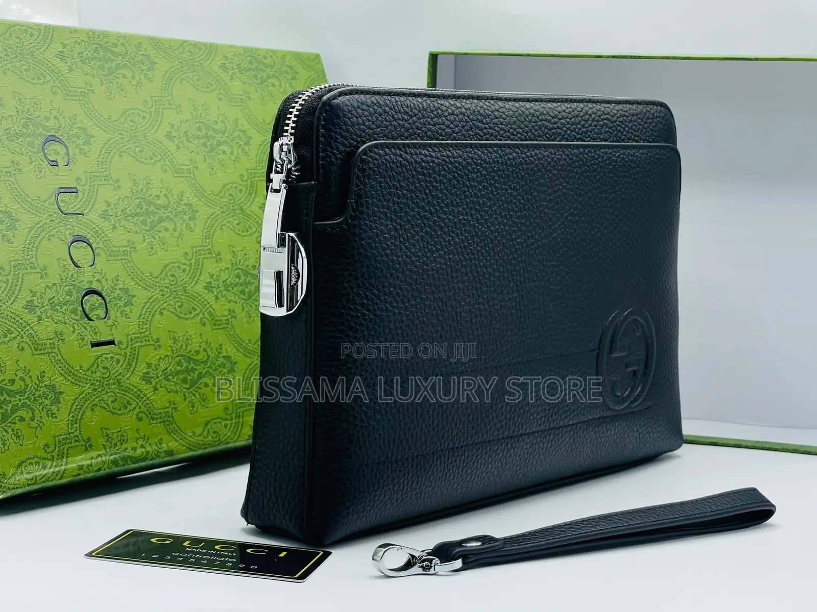 Gucci/Versace/Lv Original Leather Men Armpit Purse