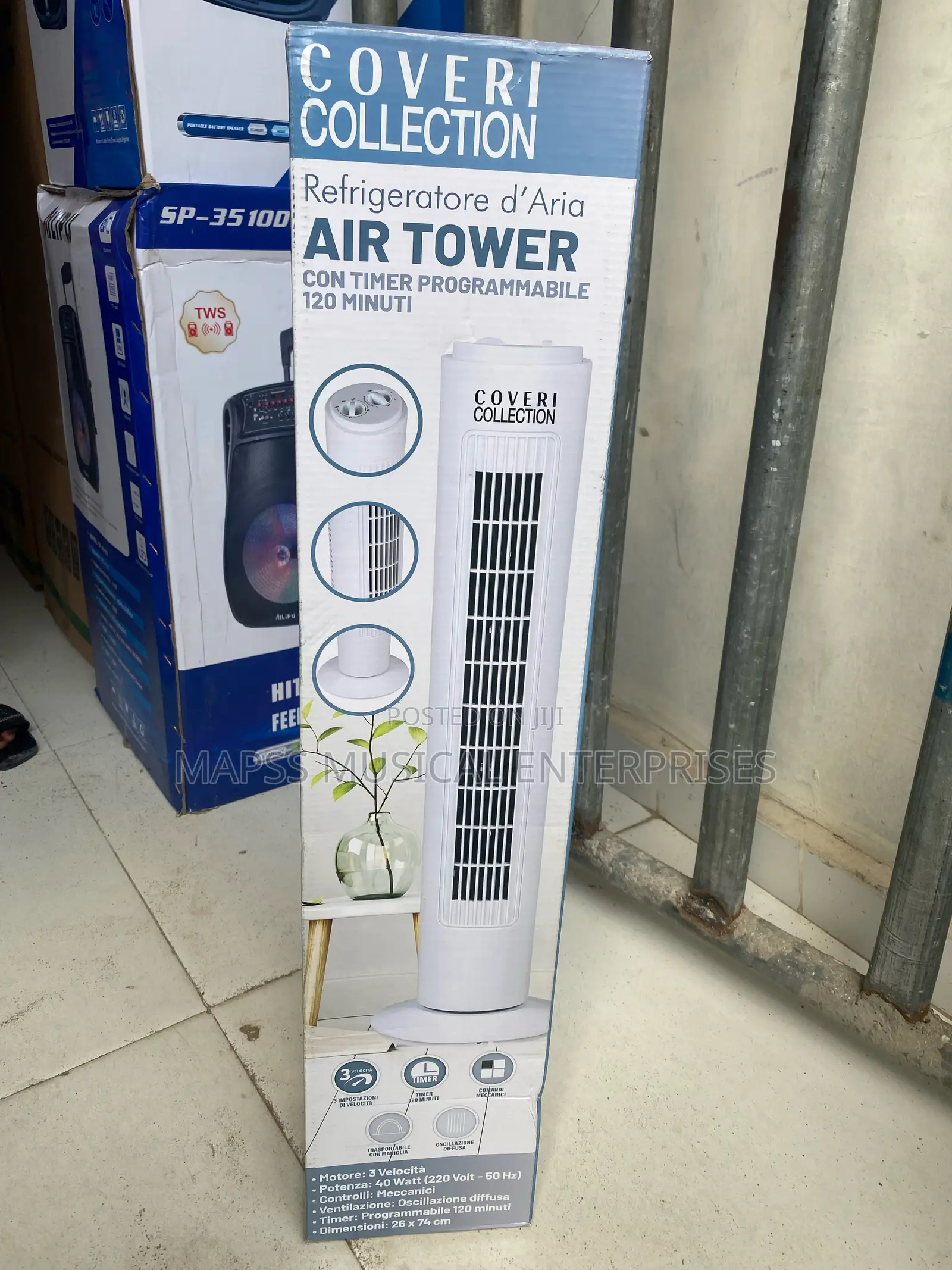 Coveri Collection Air Tower Fan,