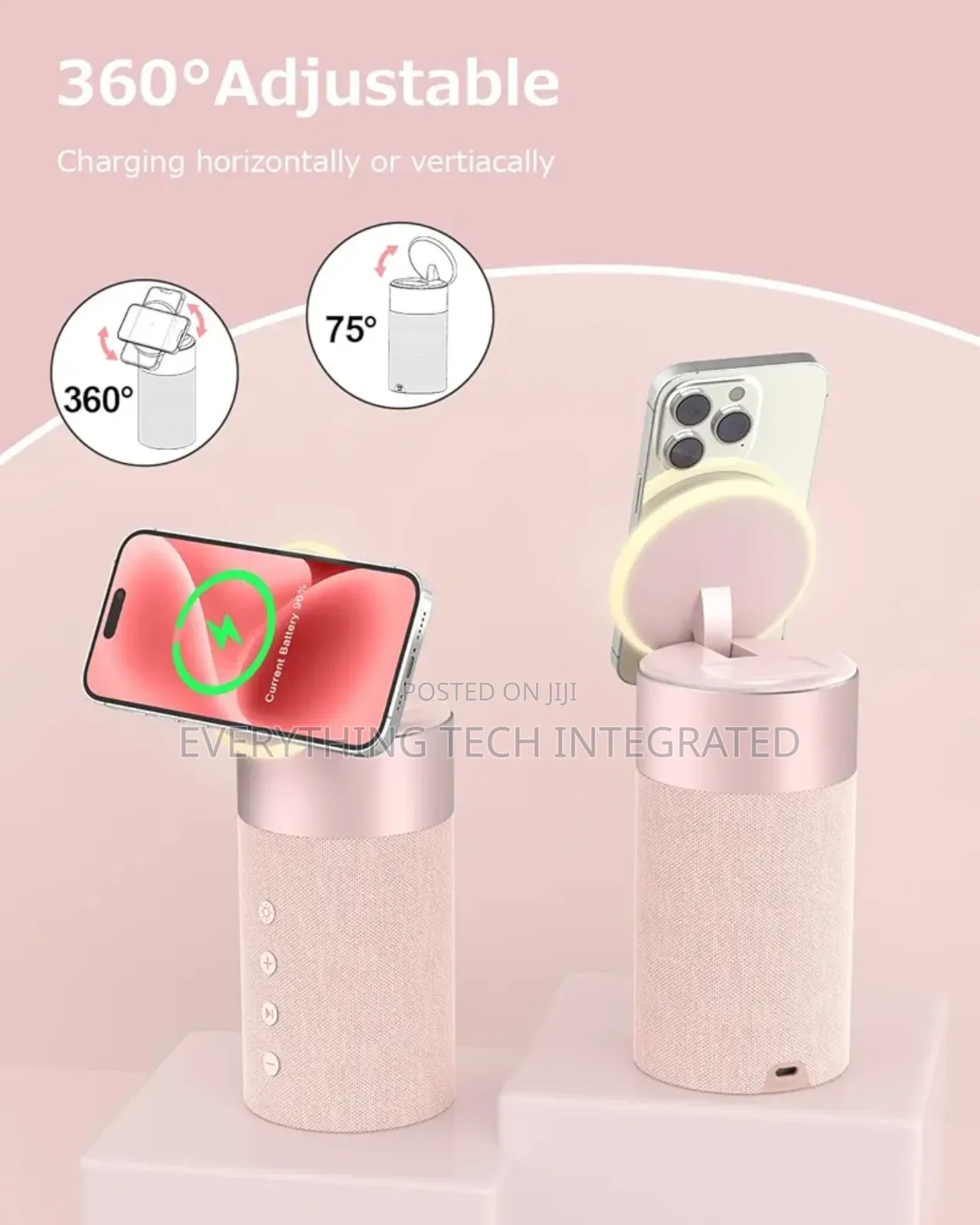 Colsur Bluetooth Speaker With Night Light, Magnetic