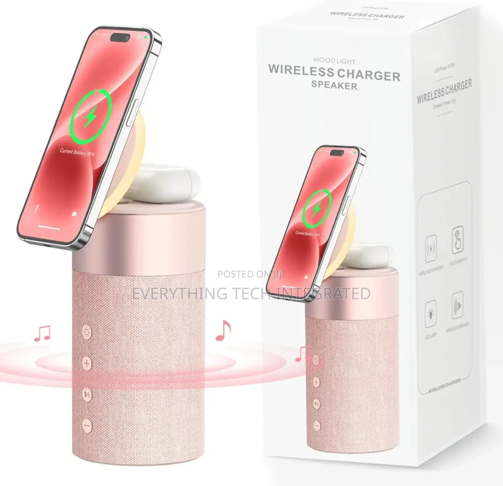 Colsur Bluetooth Speaker With Night Light, Magnetic
